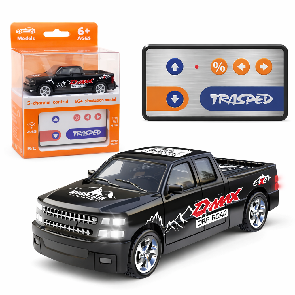 Mini Alloy Remote Control Pickup Off- Road Vehicle
